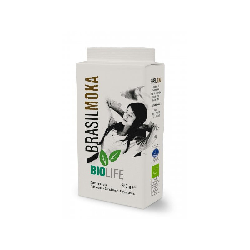 Cafea macinata bio Biolife, Brasilmoka, 250g