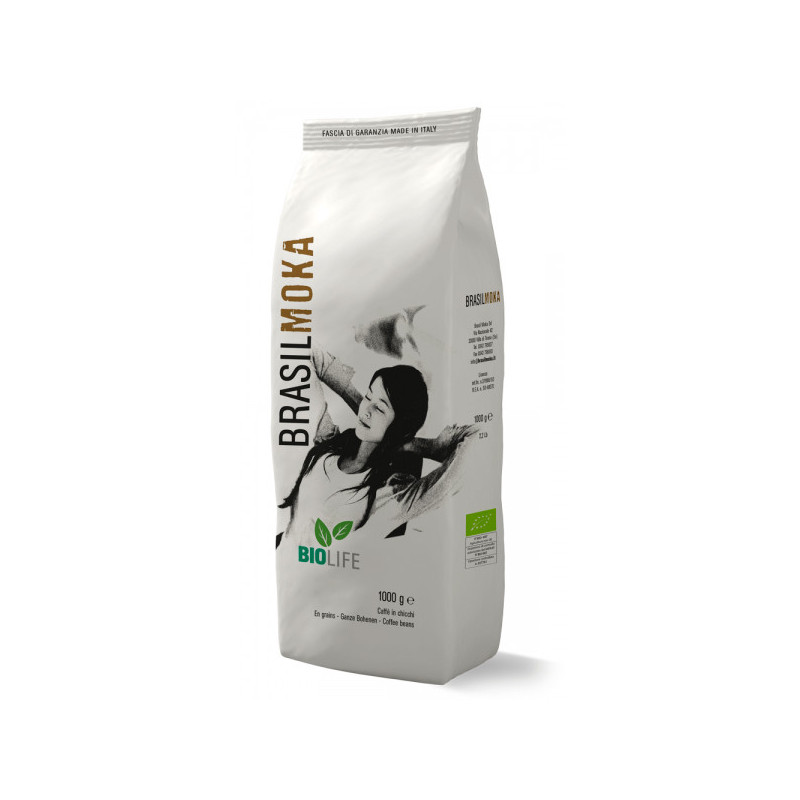 Cafea boabe bio Biolife, Brasilmoka, 1000g